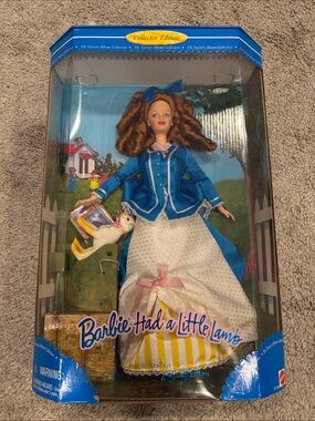 Barbie 'Had a Little Lamb' Collector Doll - Blue, White & Yellow